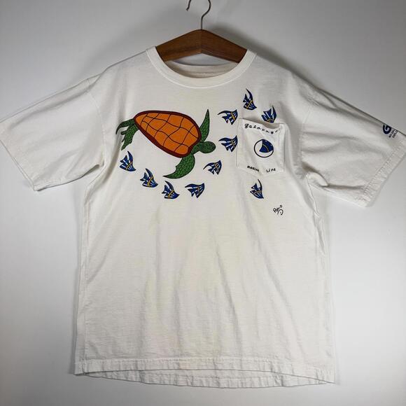 VTG 90s Galapagos Islands Tee - XL - Picture 1 of 6
